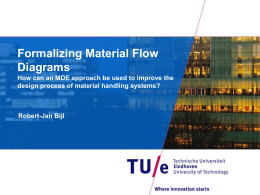 Formalizing Material Flow Diagrams