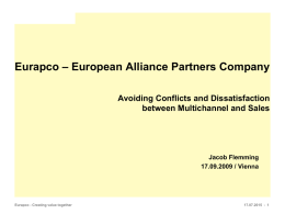 Eurapco – European Alliance Partners Company