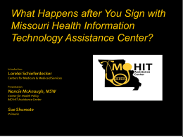 Missouri Health Information Technology Assistance Center