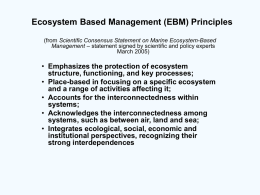 EBM 100608 - Graduate School of Oceanography