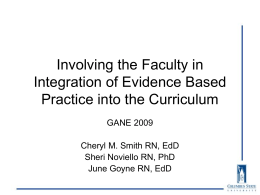 GANE Conference - Columbus State University School of Nursing