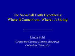 The Snowball Earth Hypothesis: Fact, Conjecture, and