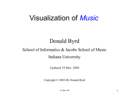 MusicVisualization - Informatics
