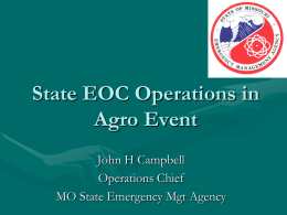 Missouri State Emergency Management