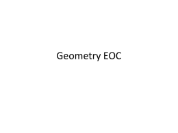 Geometry EOC - Uplift Education