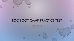 EOC Boot camp practice test