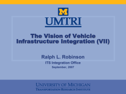 VII Initiative at UMTRI