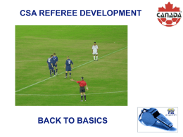 CSA Back to the Basic Presentation