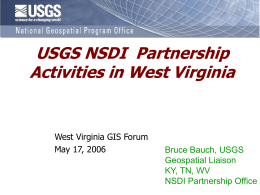 USGS Geospatial Liaisons - Who, What, Where and Why?