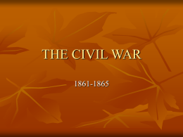 The civil war - Rocklin Unified School District