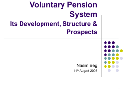 Voluntary Pension System