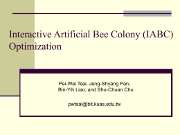 Interactive Artificial Bee Colony (IABC) Optimization