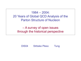 Global Analysis of Parton Distributions