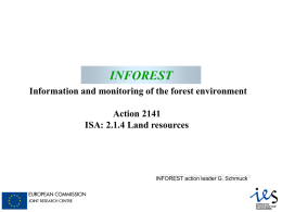 INFOREST – Forest Focus & EFICN
