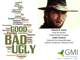The Good, The Bad and the Ugly - HTMA-SC