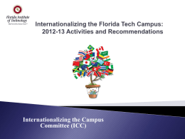Internationalizing the Florida Tech Campus