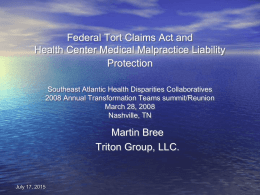 Federal Tort Claims Act - National Association Of