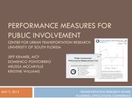 Performance Measures to Evaluate the Effectiveness of