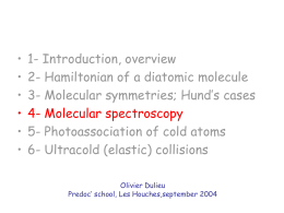 (Ultra-)Cold Molecules (Ultra