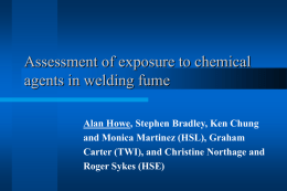 The Effect of Welding Parameters on the Chemical Composition
