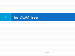 The DOM tree - Jacksonville University