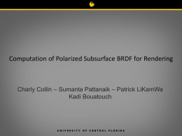 Computation of Polarized Subsurface BRDF for Rendering