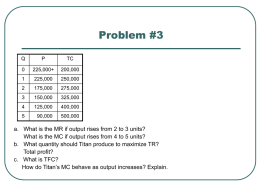 Problem 3 - Economics