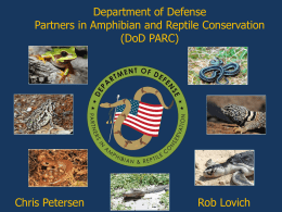 Department of Defense Legacy Resource Management Program