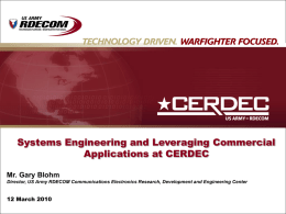 RDECOM template - NDIA - Central Florida Chapter