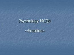 Psychology MCQ Questions - You Can Do It! | Physical