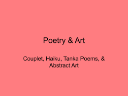 Poetry & Art