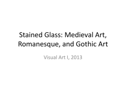 Stained Glass and Medieval Art - Ms. Carty's Website