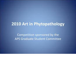 2010 Art in APS - American Phytopathological Society
