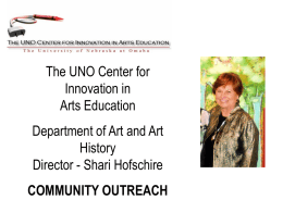 Arts Outreach - Omaha - University of Nebraska Omaha