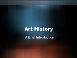 Art History - Shelley Deck