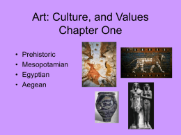 Art, Culture, and Values