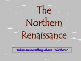 Northern Renaissance Art - Vista Unified School District
