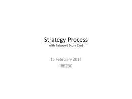 Strategy Process - Molde University College