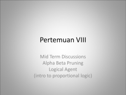 Pertemuan VIII