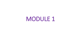 MODULE 1 - ECB 6212 - SATELLITE COMMUNICATION