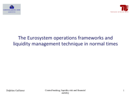Presentation of the eurosystem