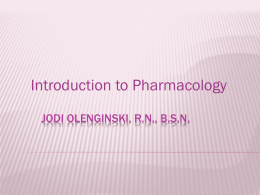 Pharmacology - Wilkes-Barre Area Career & Technical Center