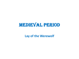 Lay of the Werewolf