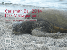 Carlsmith Ball 2014Risk Management