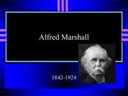 Alfred Marshall - University of North Texas