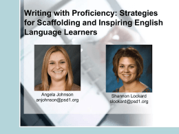 Writing Strategies - Pasco School District / Overview