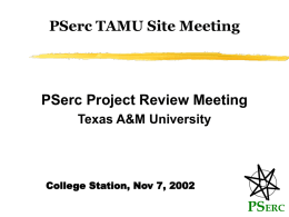 PSERC - Power Systems Engineering Research Center
