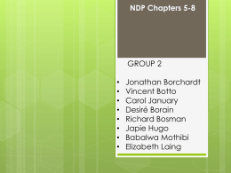 NDP - Introduction — SPL Short Courses