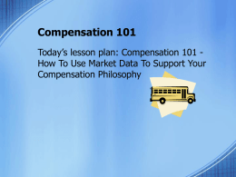 Compensation 101 - University of Michigan HR