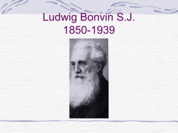 Ludwig Bonvin S.J.